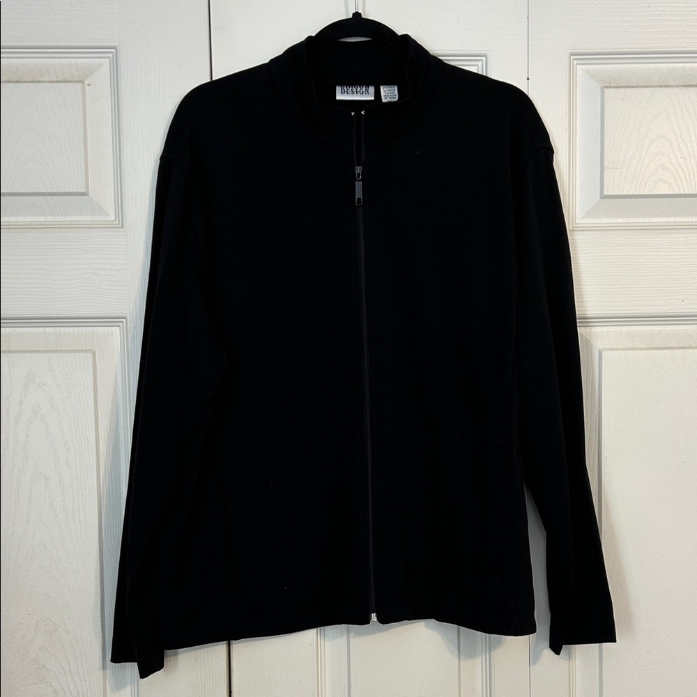 Chico’s Design Size 3 X-large Tencel Stretch Zip-Up Jacket Sweatshirt Lounge